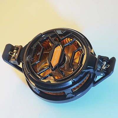 15W Strong Cooling FS03 Semiconductor Mobile Phone Cooler Radiator Magnetic and Rotatable Clip Quit 7 Color lighting