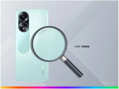 Smartphone OPPO A58 256GB Green 4G 8GB + 8GB (RAM +) 6,72 "Camera. 50MP + Selfie 8MP Dual Chip