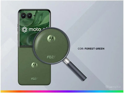 Smartphone Motorola Razr 50 Ultra 512GB Forest Green 5G 24GB RAM 6,9 "Camera. Dual + Selfie 32MP Dual Chip