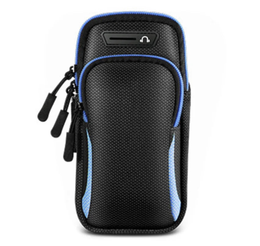 Phone Arm Bag with Headphone Jack Waterproof Breathable Sports Running Bag Gym Mobile Phone Holder