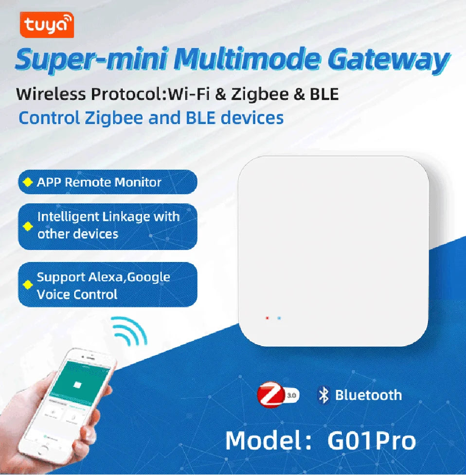 Tuya Zigbee Wireless Hub Gateway For Smart Home Automation for Zigbee Devices Via Smart Life Works with Alexa Google Home